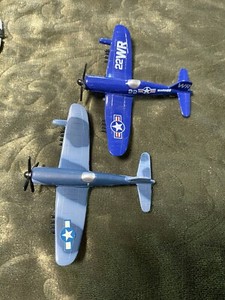 Vintage diecast airplanes F4U-4 lot of 2