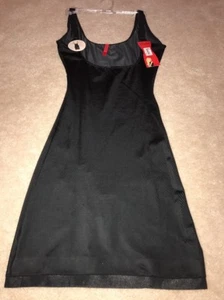 NEW SPANX SLIMPLICITY SLIMMING 990 OPEN BUST W/PANTY FULL SLIP Blk SM - Picture 1 of 12
