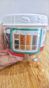 Airtight clear plastic food container storage kitchen modern design - Picture 1 of 7