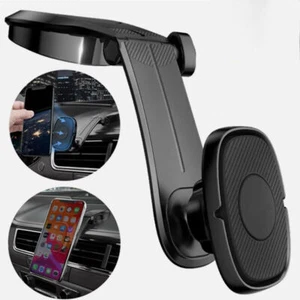Soporte de teléfono con imán magnético para montaje en tablero de instrumentos de automóvil Soporte Accesorios - Imagen 1 de 13
