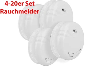 4-20x detector de humo inalámbrico / detector de incendios DIN EN14604 - vinculable conectable en red acoplable - Imagen 1 de 6