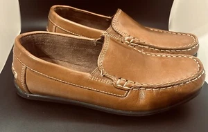 Florsheim Loafer Jr. Boys 6.5M Saddle Tan Leather Slip On Shoes - Picture 1 of 5