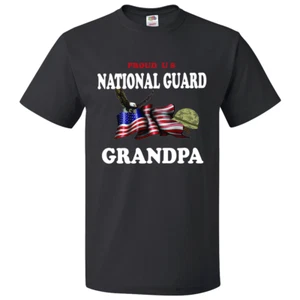 Kurzärmeliges T-Shirt: ""Stolz US-Nationalgarde Grandpa"" (GGPA) - KOSTENLOSER VERSAND - Bild 1 von 4