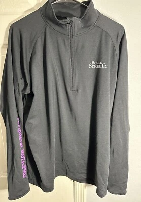 Boston Scientific Sport-Tek Black Half Zip Longsleeve- Size Large - Image 1 of 4