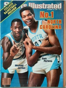 1983 MICHAEL JORDAN 11/28 UNC CHICAGO BULLS 1ST Sports Illustrated NO LABEL - Picture 1 of 6