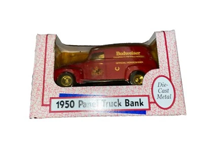 Ertl Champion Clydesdale Chevrolet 1950 Budweiser Furgone 1:25 Scala DieCast - Immagine 1 di 3