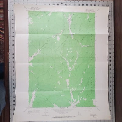 Mapa topográfico Pierce Idaho Quadrangle Clearwater 1966 USGS serie de 7,5 minutos Foto 1 de 4