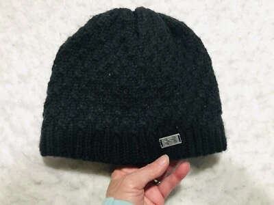 Under Armour Infrared Knit Beanie Womens One Size Black Lined Soft Warm - Image 1 of 4