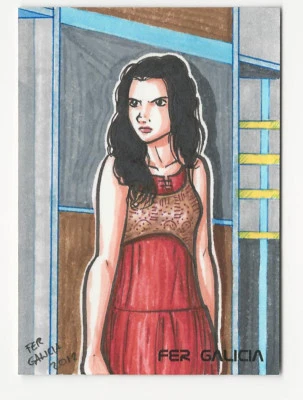 River Tam FIREFLY Hand Drawn Personal Sketch Card by Fer Galicia PSC ACEO 1/1 - Image 1 of 2