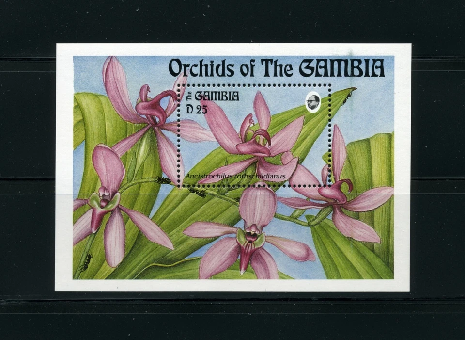 Flores de orquídeas GAMBIA MNH 1572 BE436 Foto 1 de 1