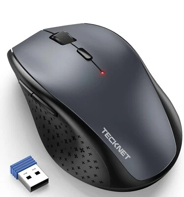 TeckNet 2.4G Classic Wireless Mouse for Laptop, 3200 DPI Optical Computer 01002 - Image 1 of 4
