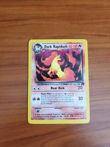 2000 de colección WOTC Pokémon Team Rocket ilimitado Dark Rapidash #44/82 - casi nuevo - Imagen 1 de 2