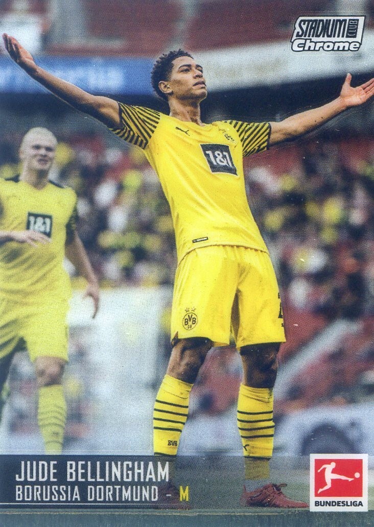 ジュード ベリンガム Stadium Club RC 199枚限定 Jude Bellingham 2020-21 Topps Stadium Club Chrome UCL Rookie