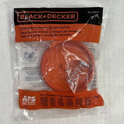 BLACK+DECKER RC-100-P Replacement Spool Cap and Spring, Free Shipping - Image 1 of 2