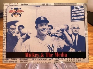 1997 Scoreboard Mantle #22 Mickey Mantle Mickey and the Media - Picture 1 of 2