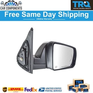 TRQ Power Fold Heated Signal Memory Blind Spot Puddle Chrome RH For 14-17 Tundra - Picture 1 of 5