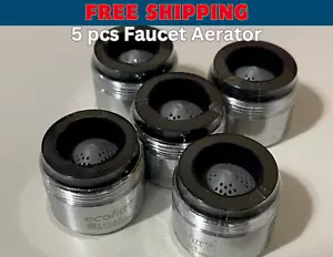 Bathroom and Kitchen Faucet Aerator, with Filter and Reduces Noise - 5 pcs - Picture 1 of 9