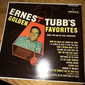 Ernest Tubb  - Golden Favorites [12" Vinyl LP 33 rpm on Decca DL 4118, 1961] - Picture 1 of 6