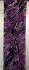 MOIRA C SCARFLACE PURPLE MULTI ABSTRACT PRINT EXCELLENT UNMARKED CONDITION