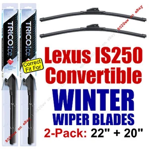 Limpiaparabrisas de invierno 2 piezas - Lexus IS250 2014-2015 solo convertible - 35220/200 - Imagen 1 de 1