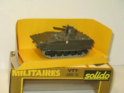 SOLIDO, Carro Armato AMX 10 P Con Canone, 1 Conduttore E 1 Capo Carro Militare A - Immagine 1 di 4