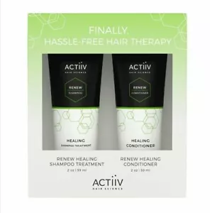 ACTiiV Hair Science Renew Healing Shampoo & Conditioner 2 Oz Duo - Picture 1 of 1