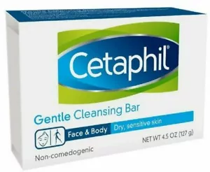 Cetaphil Gentle Cleansing Bar For Sensitive Skin Hypoallergenic 4.5 Oz 12 Pack - Picture 1 of 1