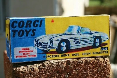Corgi Toys Mercedes Benz 300SL Open Roadster Reproducción Caja Número 303S Foto 1 de 4
