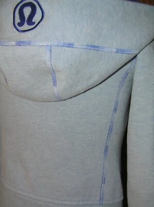 **RARE** LULULEMON HOODIE *STRETCH LINED HOOD COOL BREEZE/POWER PURPLE SIZE 4 - Picture 1 of 5