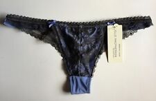 NEW ELLE MACPHERSON INTIMATES CUP CAKE CHARCOAL THONG E16-738 SIZE LARGE