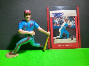 1988 STARTING LINEUP Mike Schmidt With Card Philly's - Bild 1 von 4