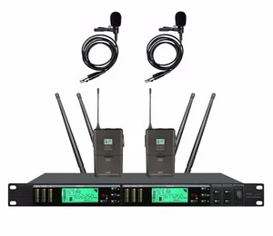 Microfono microfono wireless UHF per bavero per sistema wireless microfono Shure Lavalier - Foto 1 di 2