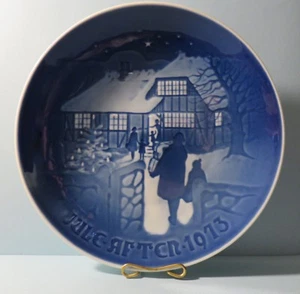Bing & Grondahl (B & G) 1973 Plate "Country Christmas" w/ Box. Denmark - Picture 1 of 3