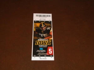 2017 MINNESOTA AT IOWA HAWKEYES COLLEGE FOOTBALL FULL TICKET NEAR MINT - Picture 1 of 2
