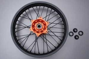 Wheel Rim / Complete Rear Cross Orange HUSQVARNA TX 300i TX300i 2017-22 2.15"x19" - Picture 1 of 5