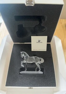 Swarovski Arabian Stallion Horse Crystal Figurine w/Boxes & COA Austria #221609 - Picture 1 of 12
