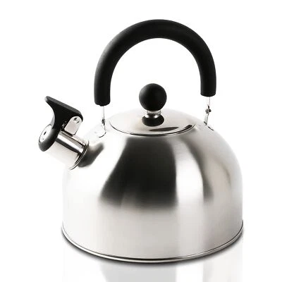 Flötenkessel Wasserkocher Edelstahl Pfeifkessel Wasserkessel Teekessel 2,5 L NEU - Bild 1 von 4