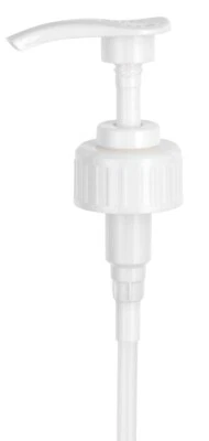 Universal Heavy Duty White Lotion Pumps , Twist Lock Top, 38/400 Neck Size - Image 1 of 4