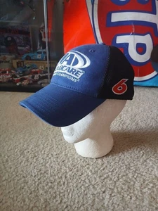 Roush Fenway Racing Advocare #6 Team Issued Hat Cap NASCAR Trevor Bayne - Picture 1 of 6