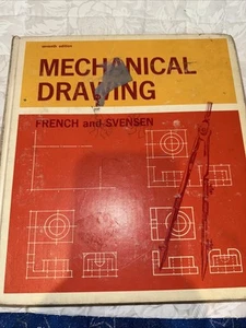 Mechanical Drawing Book by French and Svensen, 7th Edition (seventh) 1957 - Picture 1 of 4
