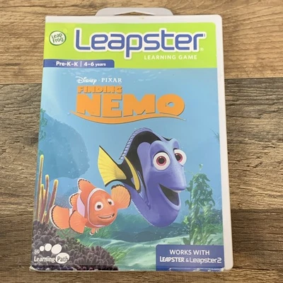 Leapster Finding Nemo For Leapster 1 & 2 Complete In Box With Manual - Image 1 of 4