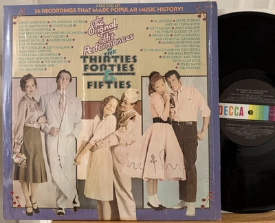 Original Hit Performances Of The Thirties Forties & Fifties Vinyl 3 LP Decca NM - Image 1 of 4