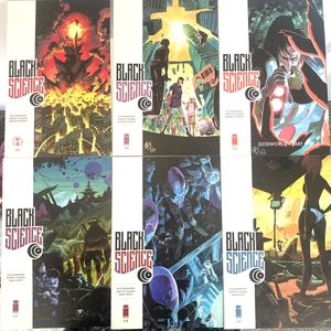BLACK SCIENCE. NUMBER'S 4-5 9 21 25 30. (6 ISSUE 2014 & 2017 LOT). IMAGE MATURE - Picture 1 of 19
