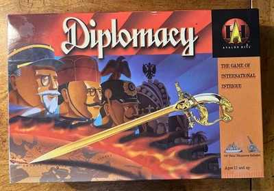 Juego de Mesa Diplomacia ~ Avalon Hill 1999 ~ 140 Piezas de Metal ~ Completo SIN JUGAR Foto 1 de 4