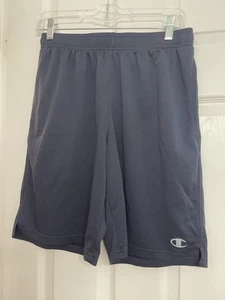 CHAMPION Black Boys Shorts Medium Athletic Elastic Waist Pockets - Picture 1 of 13