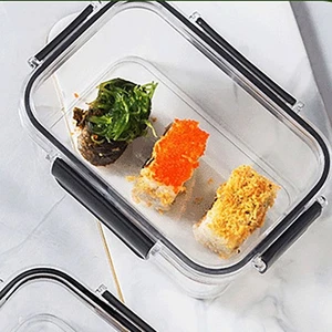 Airtight Pack Food Storage Containers with Lids Food Box Leftovers - Picture 1 of 12