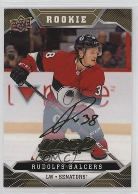 2019-20 Upper Deck MVP High Series Rookies Gold Script Rudolfs Balcers Rookie RC - Image 1 of 2