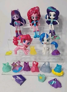 My Little Pony Lote De 5 Mini Ponis Equestria Niñas, Pink Pie Plus Accesorios - Imagen 1 de 9