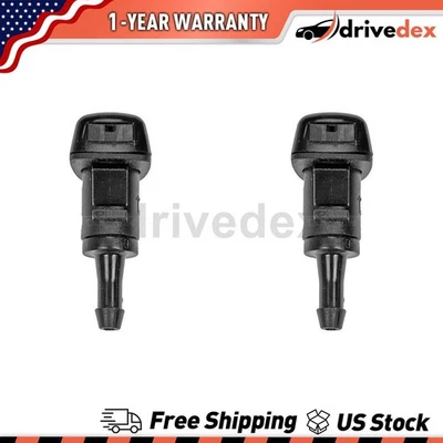 一对 Dorman - 帮助挡风玻璃洗衣机喷嘴 适合 2007 2008 2009 年道奇口径 — 第 1/4 张图片