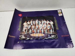 VINTAGE 80s NBA UTAH JAZZ TEAM PHOTO 1984-85  PROMO POSTER  23X17 ZCMI - Picture 1 of 10